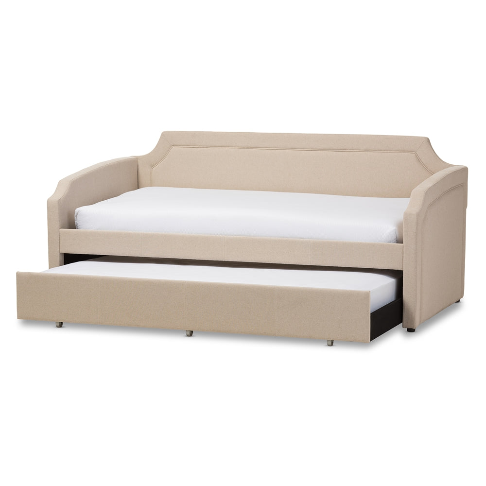 Daybed P Twin con Cama Auxiliar Beige
