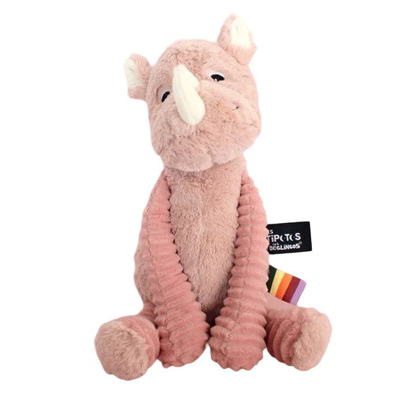 Peluche Rinoceronte Rosado Abrazable