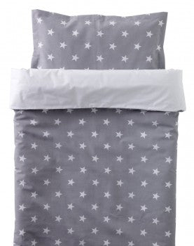 Duvet Cover y Pillow case Estrella Gris Set/2