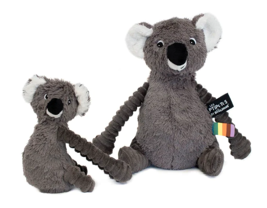 Peluche Koala con Bebé Gris Abrazables