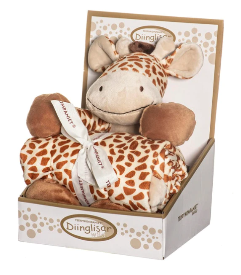 Set de Manta y Peluche de Jirafa