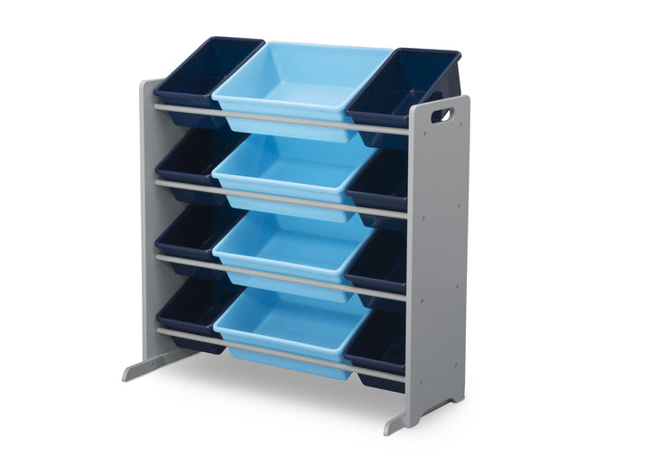 Mueble  c/organizador de 12 cajas Azul